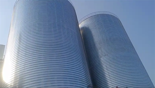 永寿2座混凝土高架卷板仓